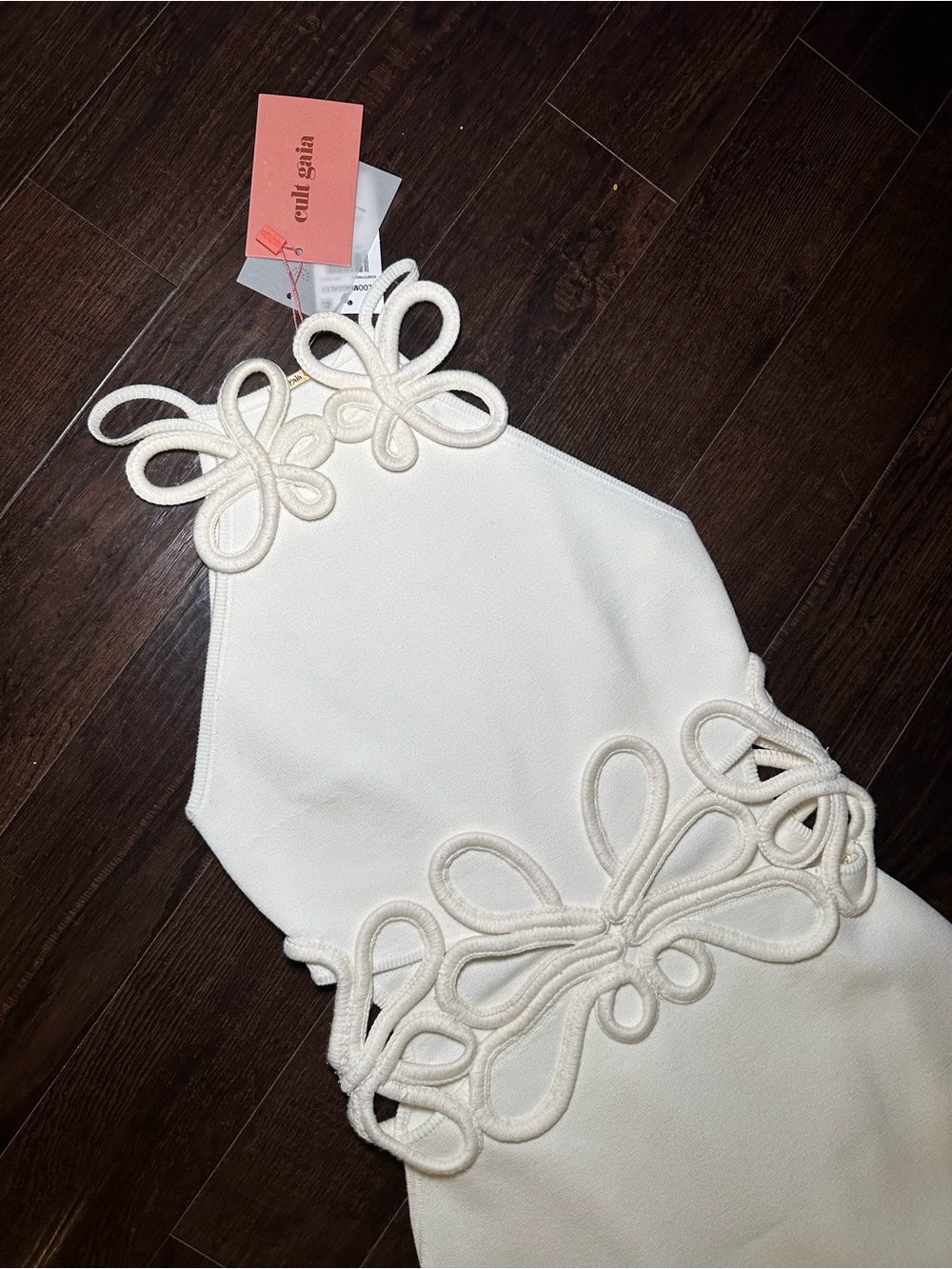 Cult Gaia Jena Knit Dress in White - Picture 6 of 10